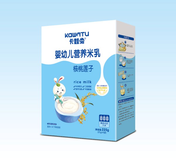 卡娃兔辅食米粉系列    粉质细腻·口感香醇满足不同宝宝的营养需求