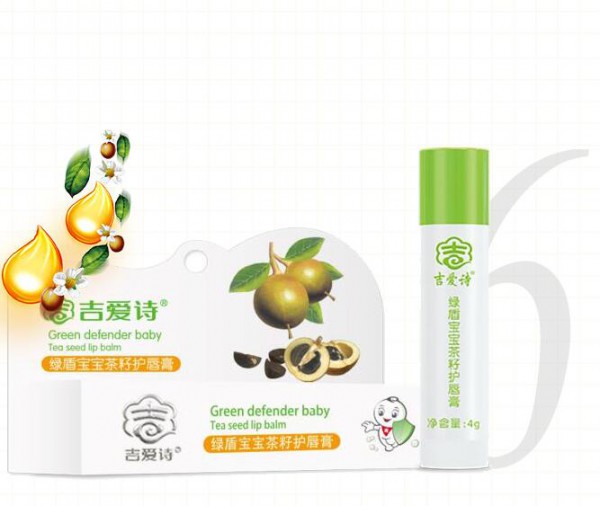 给婴童选择润唇膏要注意什么   吉爱诗绿盾宝宝茶籽护唇膏