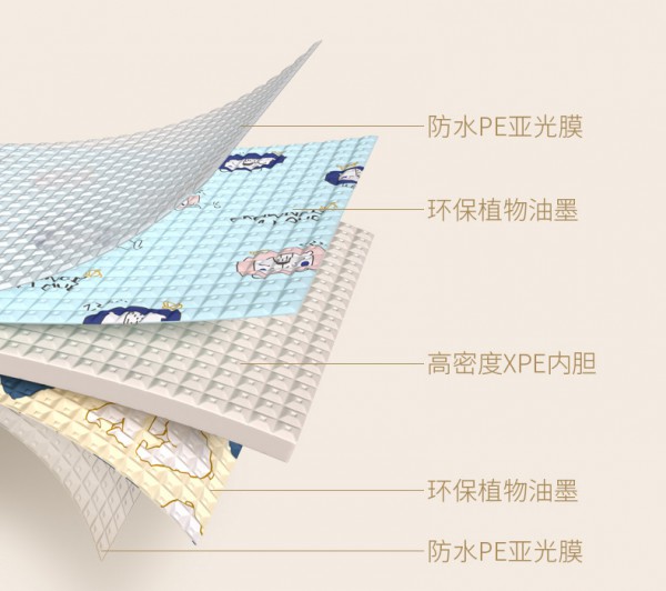 蒂爱儿童XPE儿童爬行垫    温柔呵护宝宝的每一步