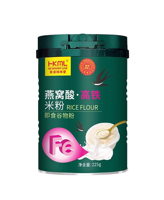 香港妈咪爱燕窝酸高铁米粉 粉质细腻好消化 宝宝爱吃营养佳