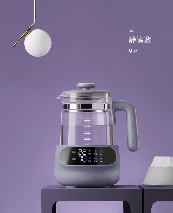 babycare恒温热水壶调奶器     精准控温每1°C·做宝宝的专属营养师