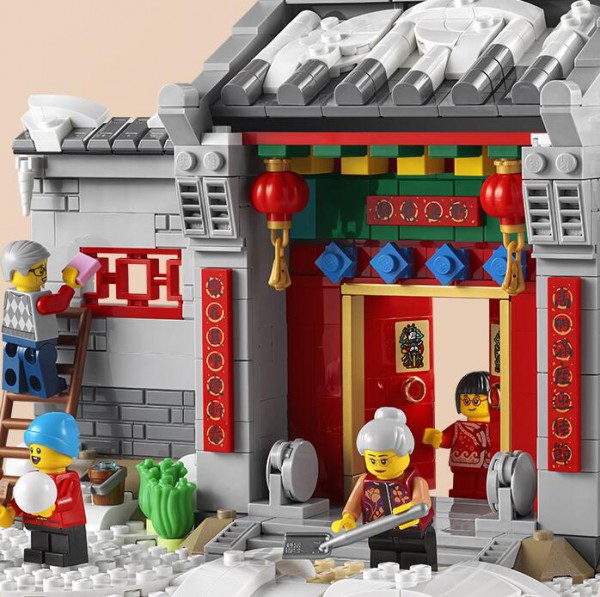 乐高新春系列  中国风积木拼装儿童玩具