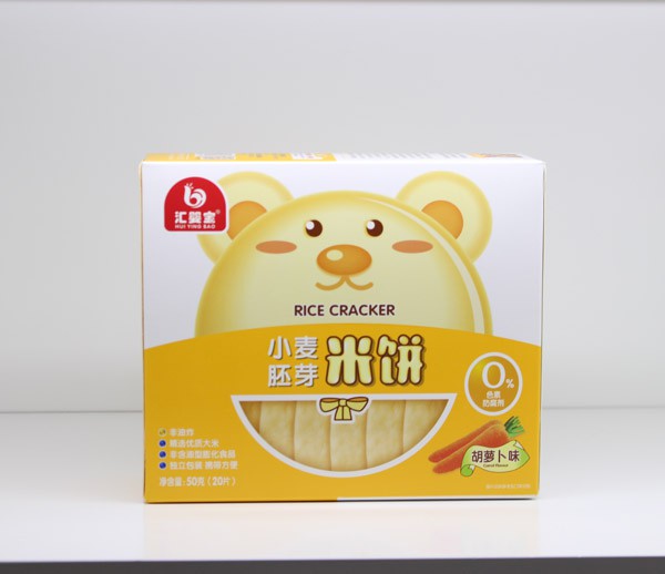 健康美味小零食推荐 汇婴宝小麦胚芽米饼