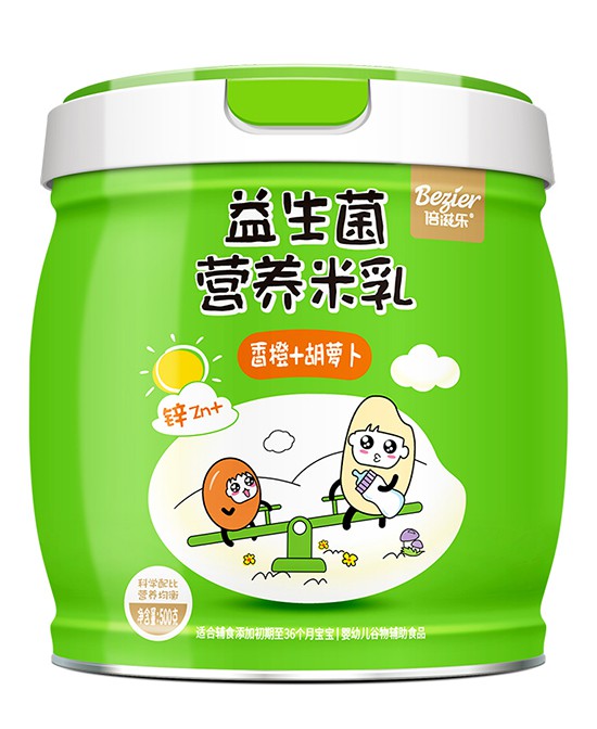 倍滋乐益生菌营养米乳营养均衡·易吸收 宝宝辅食的优质之选