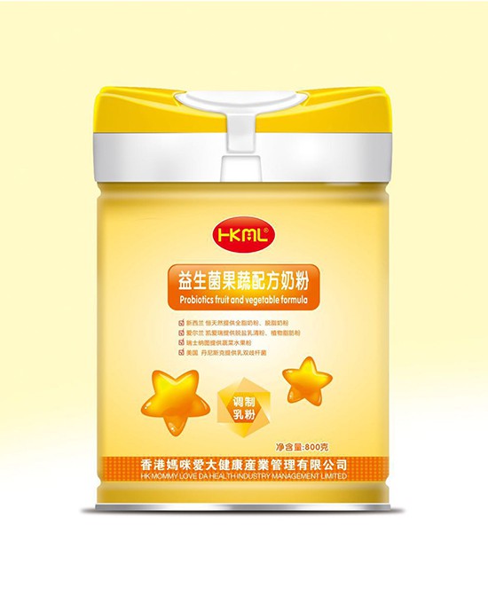 香港妈咪爱益生菌果蔬配方奶粉好营养 助力宝宝成长更茁壮