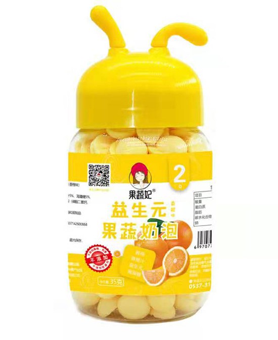 果蔬妃益生元果蔬奶泡口感醇厚·入口即化 宝宝爱吃又健康