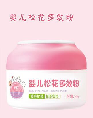 婴必选婴儿爽身粉 植物护肤更安全·帮助宝宝远离热痱