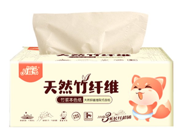贝兹乐天然竹纤维抽纸  柔软细腻·可湿之选