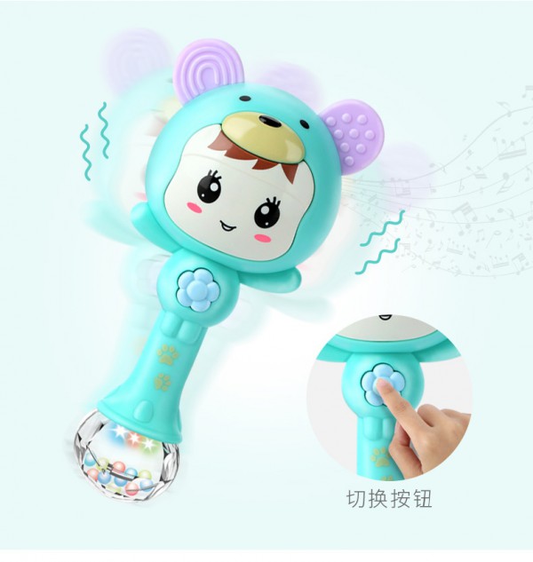 知识花园婴儿摇铃牙胶玩具    任性啃咬·安抚出牙不适的宝宝
