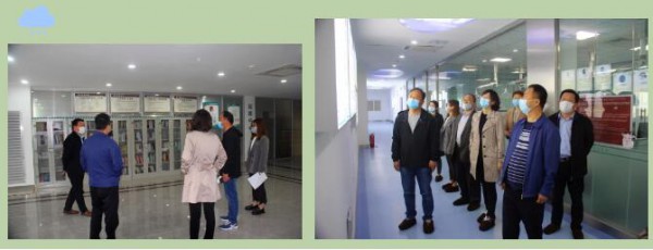 渭南市总工会宣传部部长荣登峰一行莅临圣唐乳业考察调研