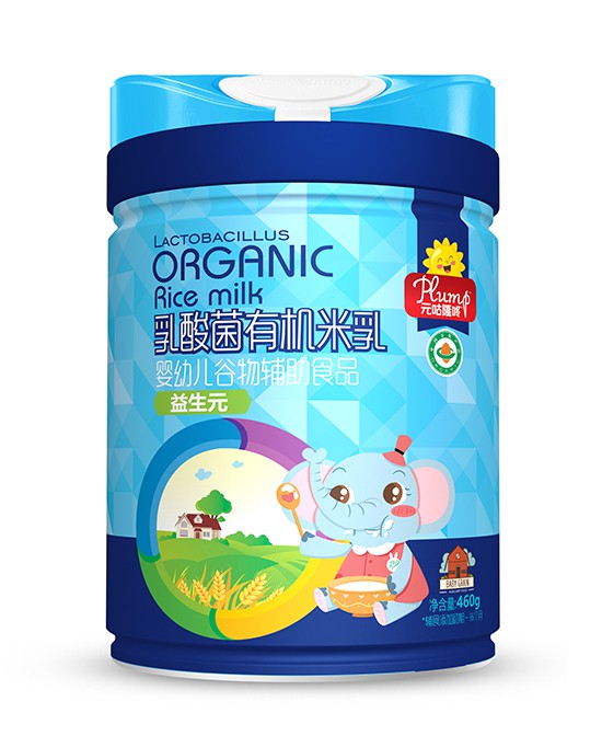 元咕隆咚乳酸菌有机米乳系列    科学配方·均衡呵护宝宝建康成长
