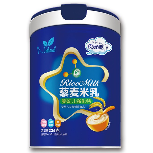 皮皮兔藜麦米乳  科学配比·呵护宝宝肠健康