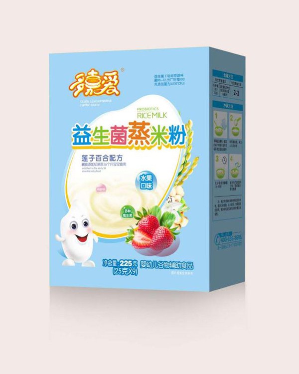 多嘉爱益生菌蒸米粉系列   搭配多种果蔬·丰富口感层次让宝宝更爱吃