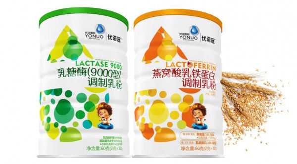 优诺冠调制乳粉系列   提高肠道的吸收能力·增强身体免疫力