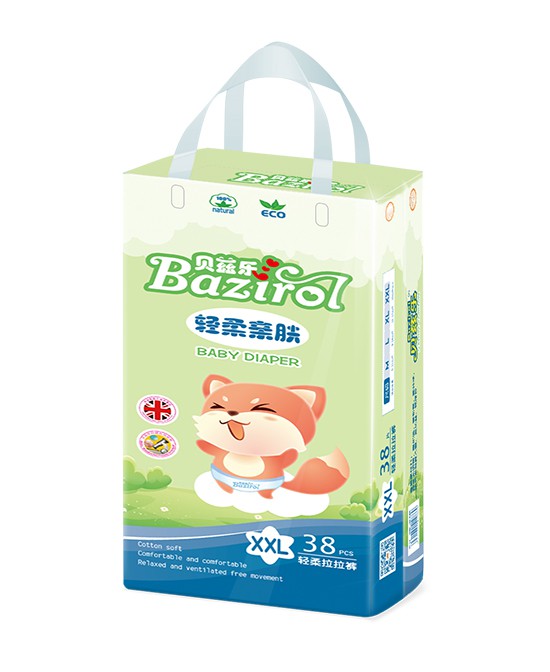 贝兹乐轻柔亲肤拉拉裤  看得见品质·摸得着舒适  家长可放心选购
