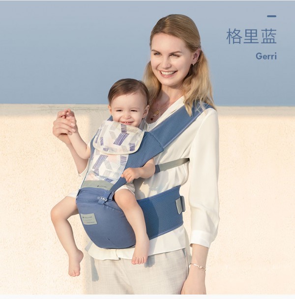 babycare多功能婴儿背带腰凳   30°斜度凳面·给宝宝足够的安全感