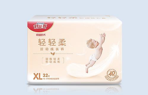 舒比奇轻轻柔拉拉裤 羽感轻柔 温柔呵护宝宝幼嫩肌肤 让宝宝乐动自如
