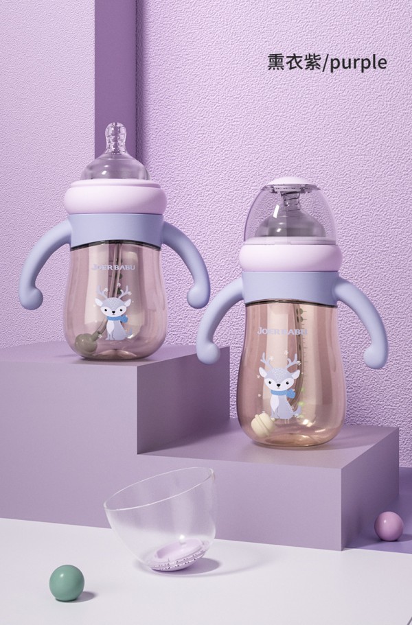 小袋鼠巴布婴儿防胀气仿母乳PPSU奶瓶    贴近母乳吸吮实感·宝宝更易接受