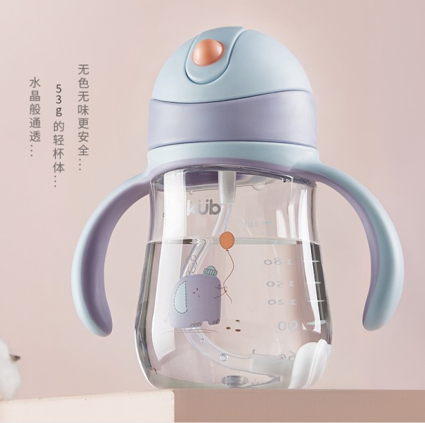 KUB可优比宝宝防漏防呛学饮杯     科学重力球·助力宝宝轻松度过口欲期