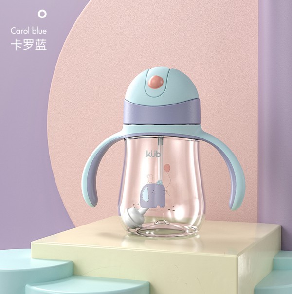 KUB可优比宝宝防漏防呛学饮杯     科学重力球·助力宝宝轻松度过口欲期