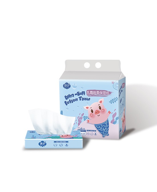 绵护乳霜超柔保湿纸 舒适亲肤 柔软清洁呵护宝宝幼嫩敏感肌