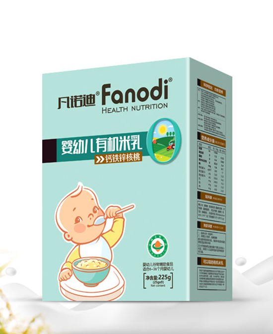 婴幼儿辅食米粉怎么添加？凡诺迪婴幼儿有机米乳告诉你