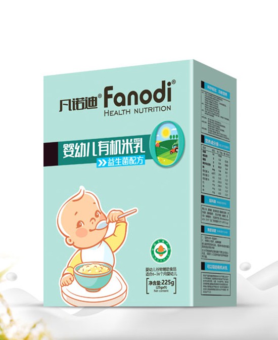 婴幼儿辅食米粉怎么添加？凡诺迪婴幼儿有机米乳告诉你
