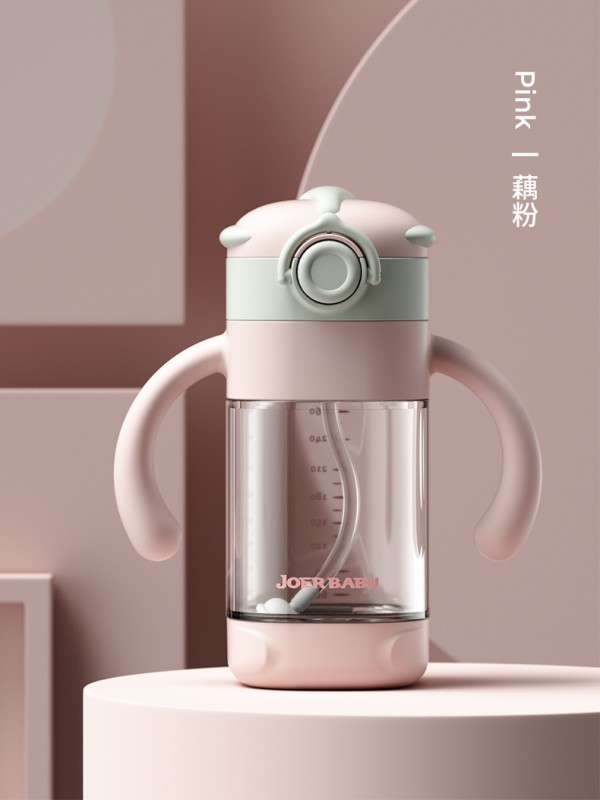 如何选择宝宝的学饮杯   JOER babu小袋鼠巴布儿童学饮杯咬合控速·防漏防呛