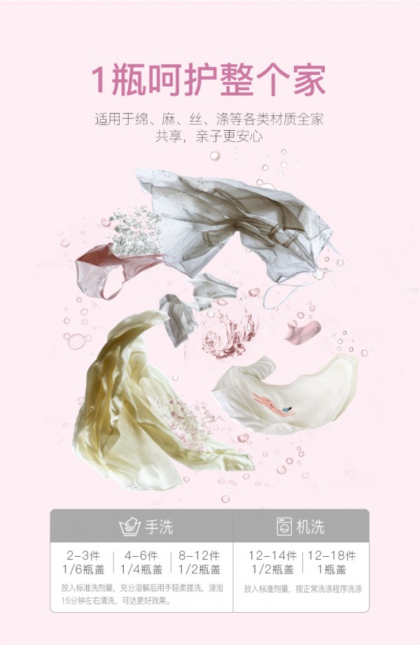贝德美婴儿抑菌洗衣液“6重植物酵素”高效抑菌 清洁宝宝衣物 让细菌“无衣可靠”