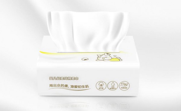 全棉时代婴儿超柔纯棉柔巾 柔软清护 至宠新生娇嫩肌