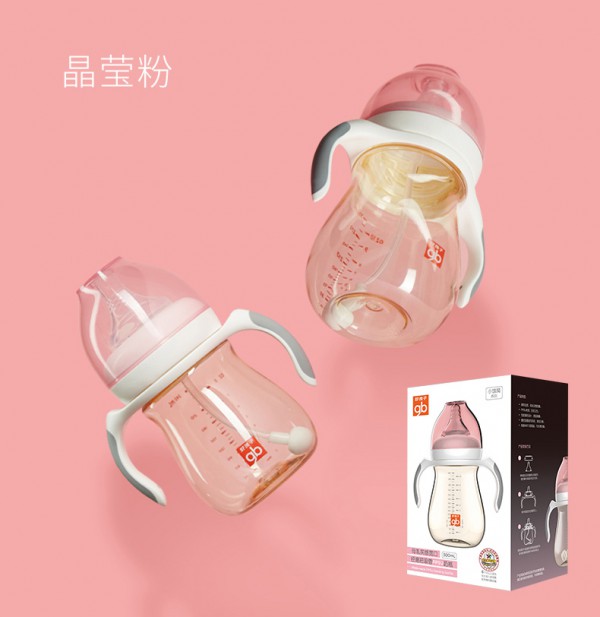 好孩子宝宝ppsu宽口径奶瓶    一瓶两用喝奶or喝水都可以