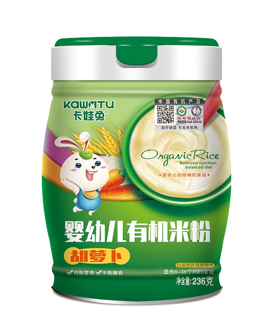 卡娃兔有机米粉  幼儿添加辅食的好选择  营养、健康助力成长