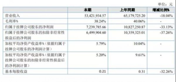 2020年上半年精英动漫财报：净利723.98万下滑33%