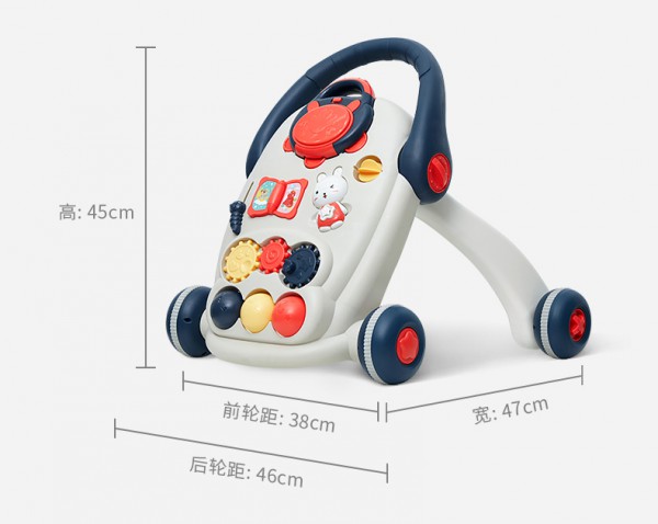 好孩子婴儿多功能防侧翻学步手推车    平稳推行·安全学走路