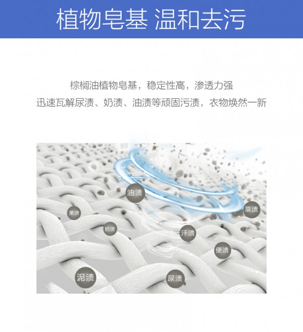 安慕斯婴儿多效抑菌洗衣皂 甄选植萃精油 温和“净”护全家衣物