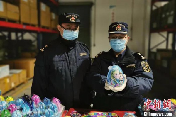 涉嫌侵权迪士尼，1.6万个“奇趣蛋”被查扣~