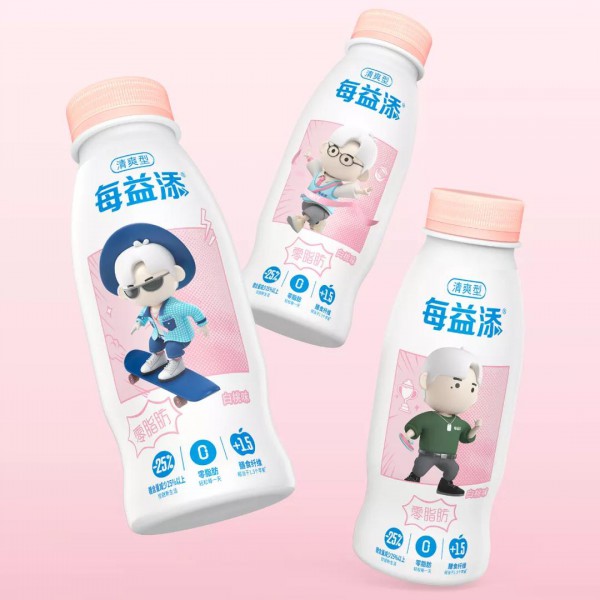 伊利、认养一头牛、优氏……乳企用包装吸引年轻人