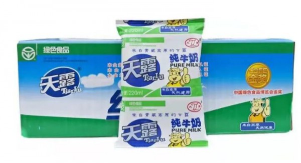 1批次纯牛奶检出非法添加物？天露乳业有机认证或存撤销风险