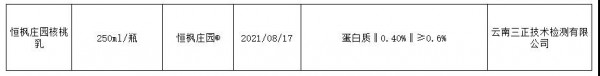 河南省市场监督管理局抽检：三款乳酸菌饮料蛋白含量不达标
