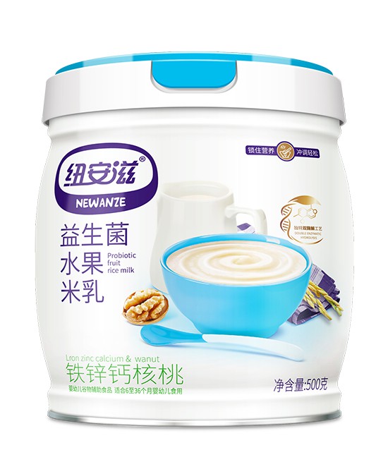 宝宝添加辅食吃什么好  纽安滋益生菌水果米乳系列守护宝宝娇嫩脾胃