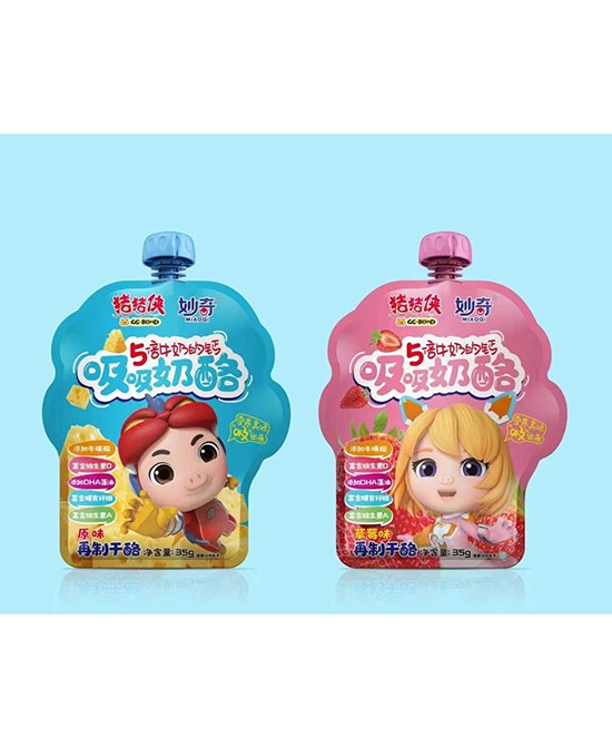 见过可以吸的奶酪吗      妙奇吸吸奶酪营养美味补钙易消化