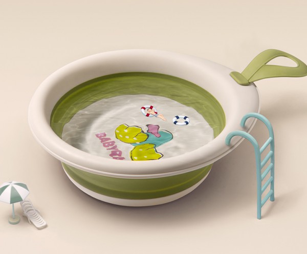 babycare儿童可折叠脸盆   科学区分洗护·细致呵护助力成长