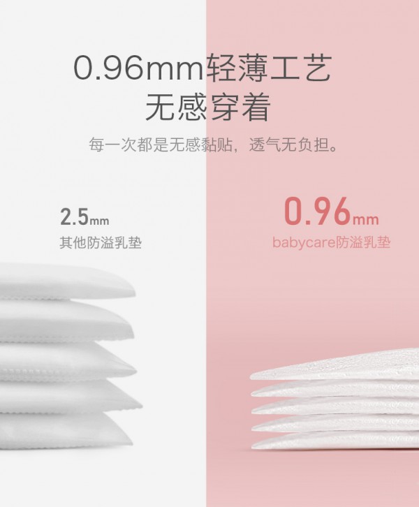 babycare防溢乳垫 一次性防溢乳 裸感轻薄“喂”爱坚持