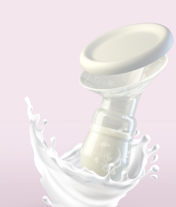 孕贝手动硅胶集乳吸奶器   持续柔和吸力·舒适无痛吸奶