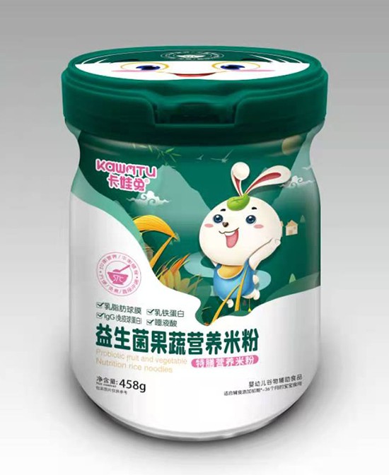 卡娃兔营养米粉系列 口感香醇易吸收 宝宝爱吃不上火