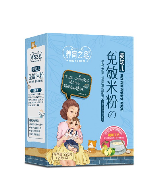 过敏体质宝宝怎么选米粉 养育之恩婴幼儿免敏米粉系列合适吗
