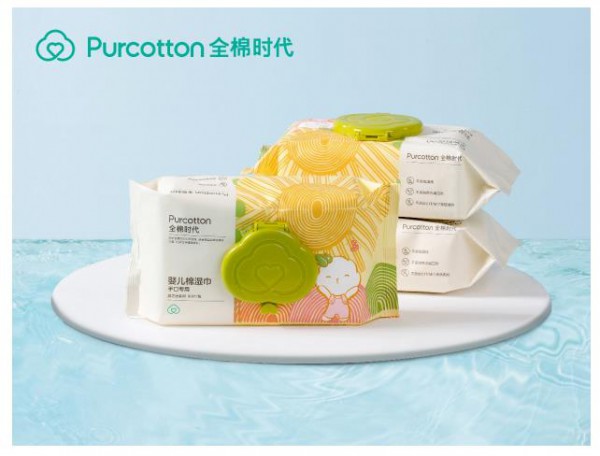 全棉时代棉湿巾丨全棉新工艺 至简新配方 食品级安心