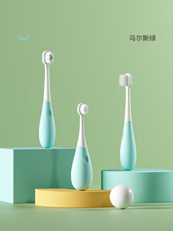 宝宝用什么牙刷好   小袋鼠巴布儿童软毛超细牙刷好不好