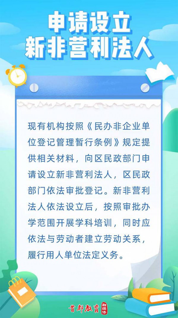 北京市义务教育学科类培训机构“营转非”年底前完成