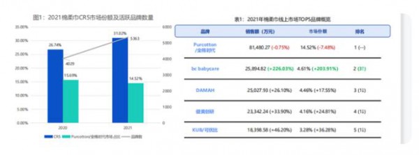 2022年棉柔巾行业线上市场分析概览